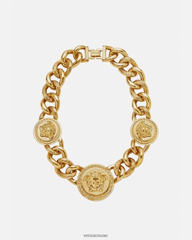 نحيف قلادة سلسلة ميدوسا Versace ذهب 0FVD2J784 مُكَمِّلات