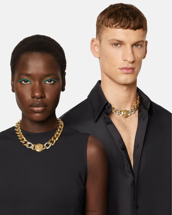 نحيف قلادة سلسلة ميدوسا Versace ذهب 0FVD2J785 مُكَمِّلات