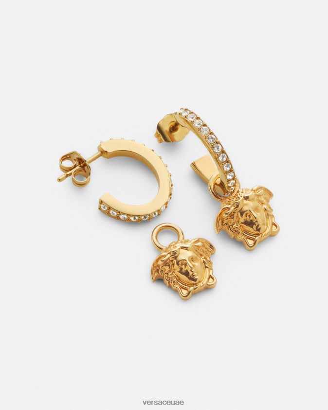 نحيف أقراط كريستال لا ميدوسا Versace ذهب 0FVD2J788 مُكَمِّلات