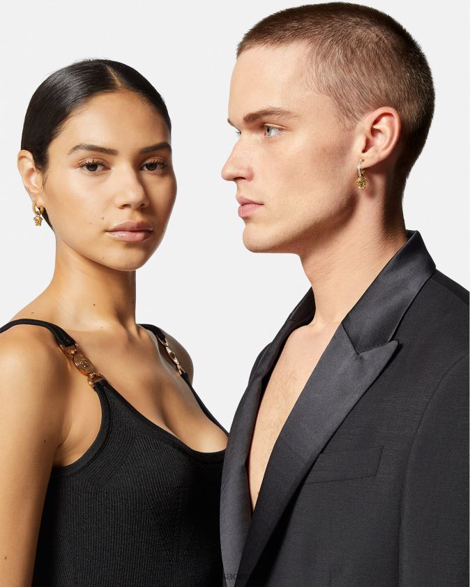 نحيف أقراط كريستال لا ميدوسا Versace ذهب 0FVD2J788 مُكَمِّلات