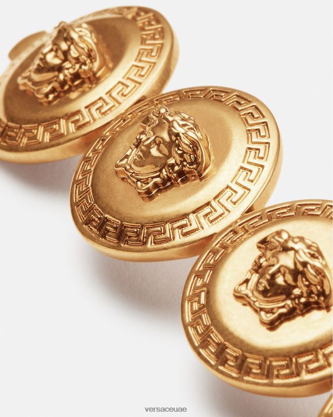 نحيف دبوس شعر تحية ميدوسا الأيمن Versace تحية الذهب 0FVD2J796 مُكَمِّلات