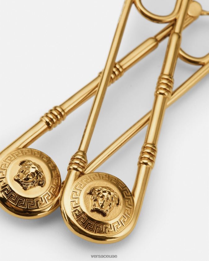 نحيف أقراط دبوس الأمان Versace ذهب 0FVD2J798 مُكَمِّلات