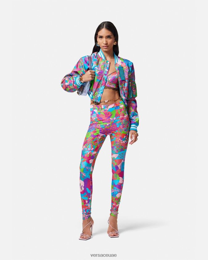 نحيف سترة بومبر صيفية زهرية Versace لون واحد 0FVD2J79 ملابس