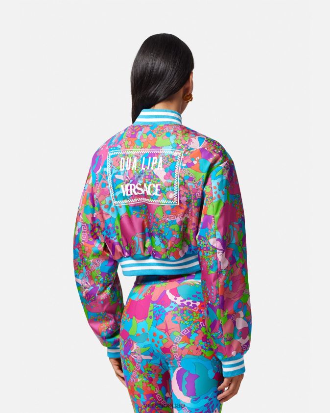 نحيف سترة بومبر صيفية زهرية Versace لون واحد 0FVD2J79 ملابس