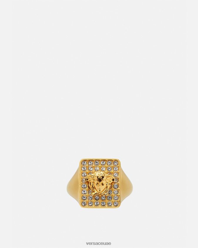 نحيف خاتم كريستال البلاط Versace ذهب 0FVD2J810 مُكَمِّلات