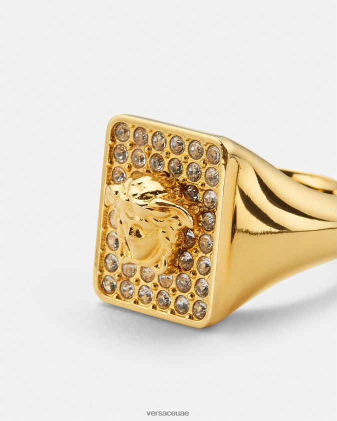 نحيف خاتم كريستال البلاط Versace ذهب 0FVD2J810 مُكَمِّلات