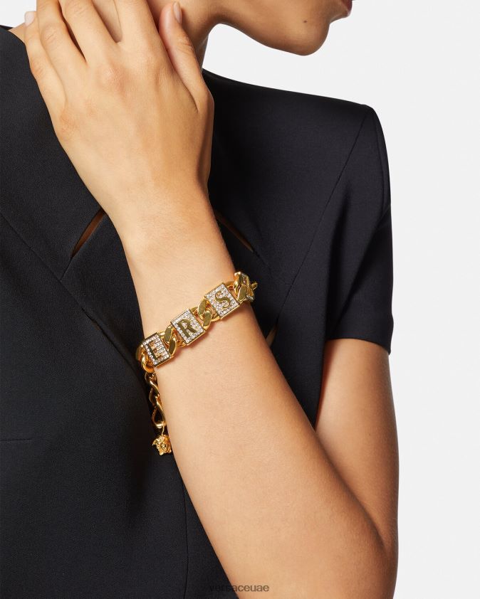 نحيف سوار بلاط الكريستال Versace ذهب 0FVD2J811 مُكَمِّلات
