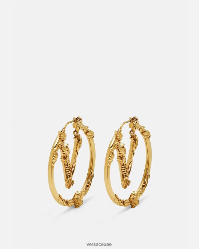 نحيف أقراط فيرتوس هوب Versace ذهب 0FVD2J814 مُكَمِّلات
