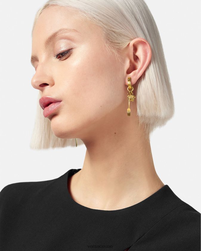نحيف أقراط ميدوسا لأدوات المائدة Versace ذهب 0FVD2J819 مُكَمِّلات