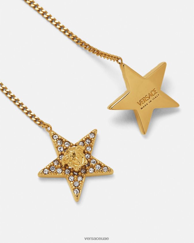 نحيف أقراط المجرة الكريستال Versace ذهب 0FVD2J824 مُكَمِّلات