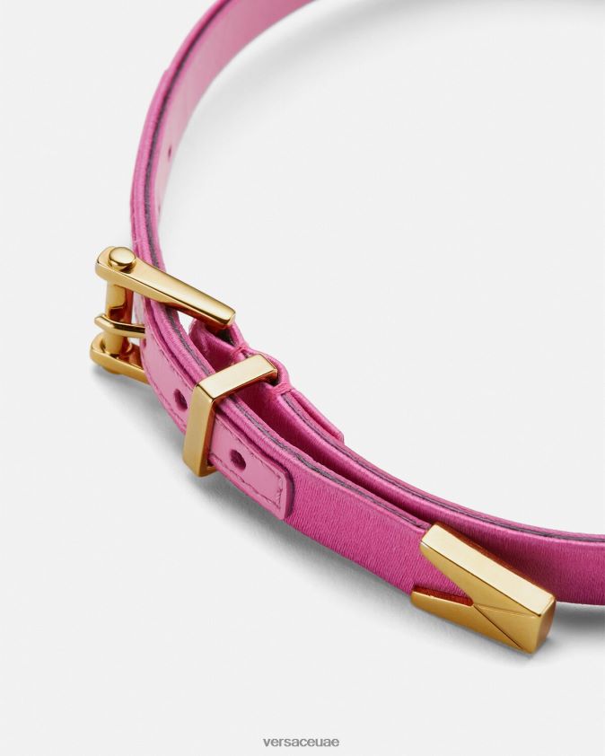 نحيف قلادة على شكل قلب من الساتان والكريستال Versace لون القرنفل 0FVD2J827 مُكَمِّلات