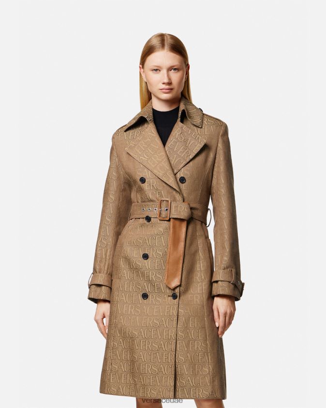 نحيف انحاء معطفا خندق Versace مطبعة 0FVD2J82 ملابس