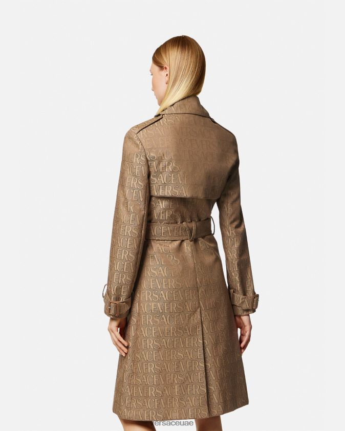 نحيف انحاء معطفا خندق Versace مطبعة 0FVD2J82 ملابس