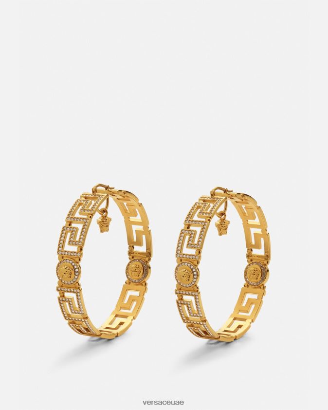 نحيف أقراط كريستال يونانية Versace ذهب 0FVD2J835 مُكَمِّلات