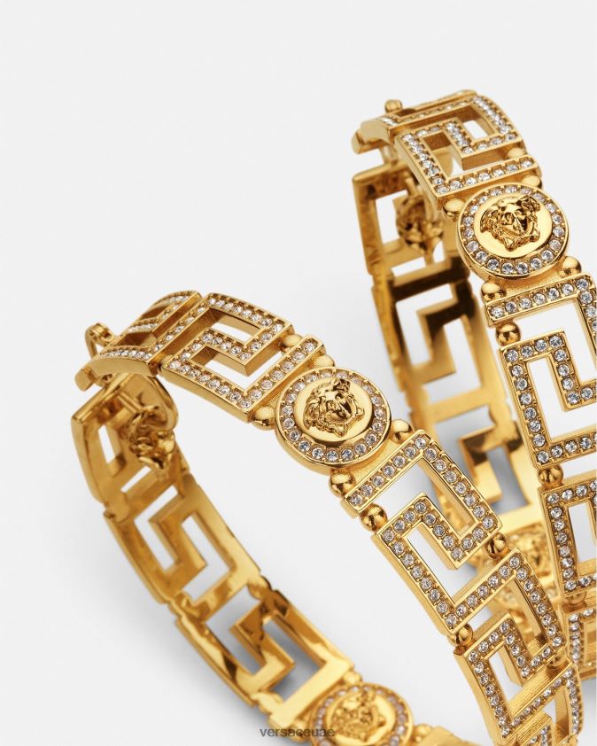 نحيف أقراط كريستال يونانية Versace ذهب 0FVD2J835 مُكَمِّلات
