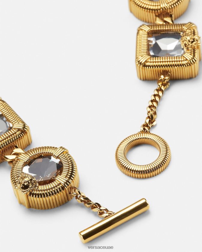 نحيف ميدوسا بيجي قلادة الكريستال Versace ذهب 0FVD2J847 مُكَمِّلات