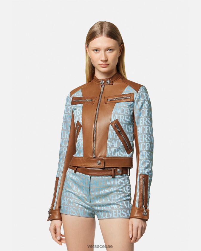نحيف كل انحاء سترة Versace مطبعة 0FVD2J84 ملابس