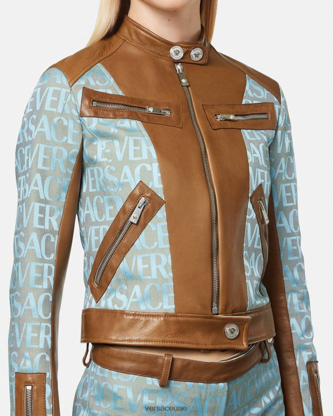 نحيف كل انحاء سترة Versace مطبعة 0FVD2J84 ملابس