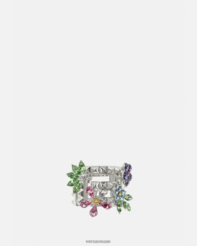 نحيف خاتم ازهار كريستال Versace فضة 0FVD2J850 مُكَمِّلات
