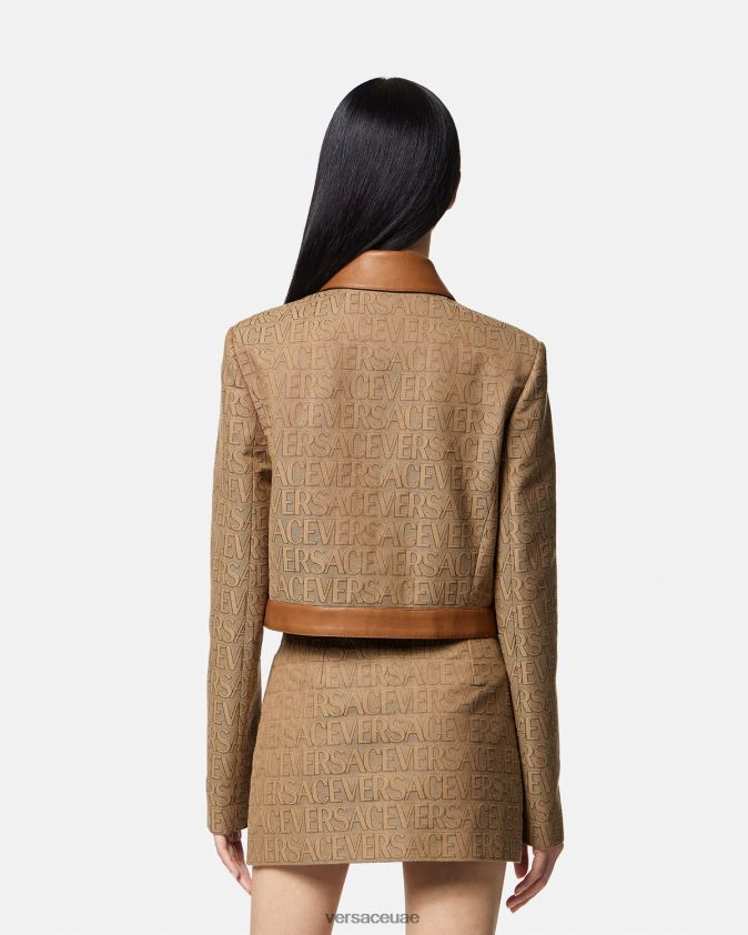 نحيف كل انحاء سترة بلوسون Versace مطبعة 0FVD2J85 ملابس
