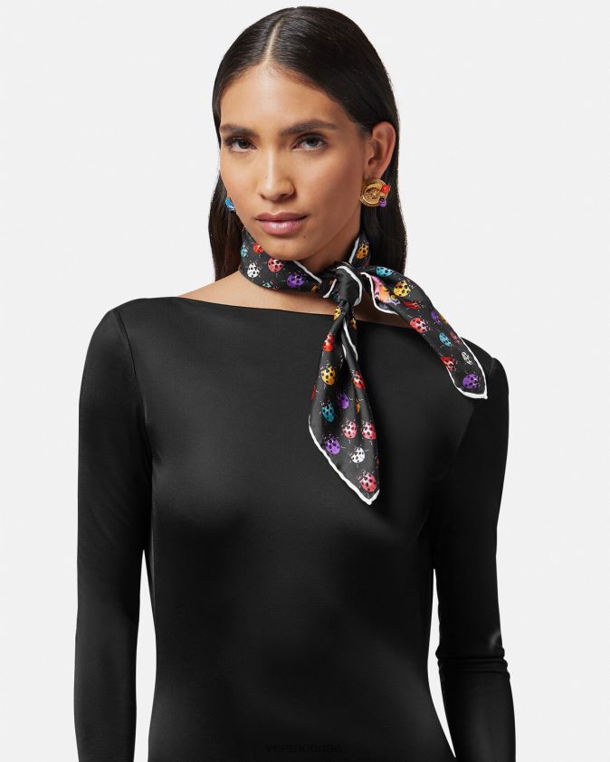نحيف الفراشات الحرير فولارد Versace مطبعة 0FVD2J862 مُكَمِّلات