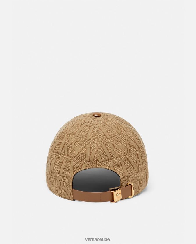 نحيف انحاء قبعة البيسبول Versace بني 0FVD2J868 مُكَمِّلات