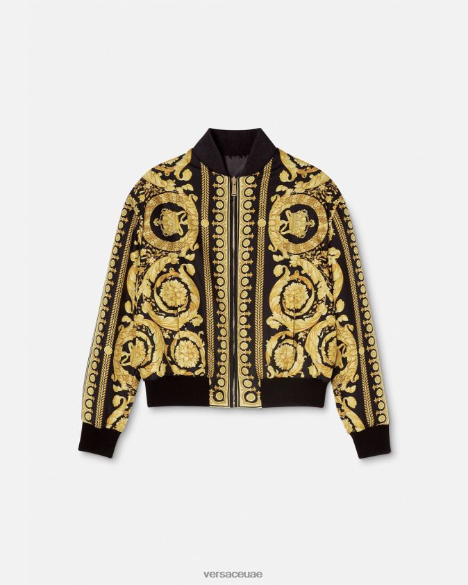نحيف سترة باروكو بومبر ذات وجهين Versace مطبعة 0FVD2J88 ملابس