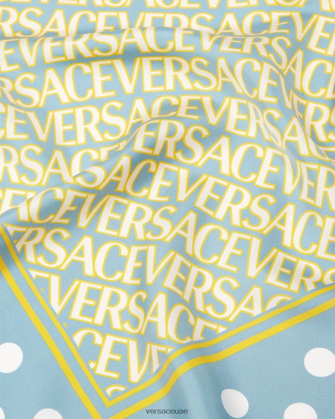 نحيف فولار مثلث من الحرير بالكامل Versace مطبعة 0FVD2J886 مُكَمِّلات