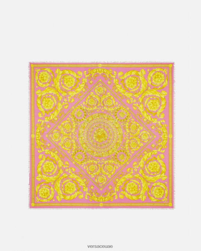 نحيف شال من مزيج الكشمير الباروكي Versace لون القرنفل 0FVD2J887 مُكَمِّلات
