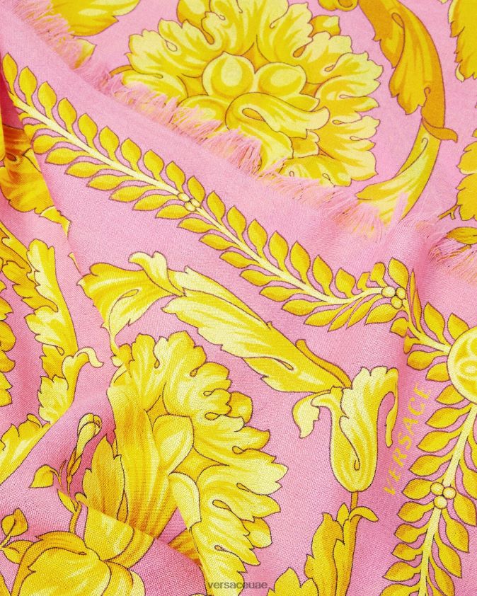 نحيف شال من مزيج الكشمير الباروكي Versace لون القرنفل 0FVD2J887 مُكَمِّلات