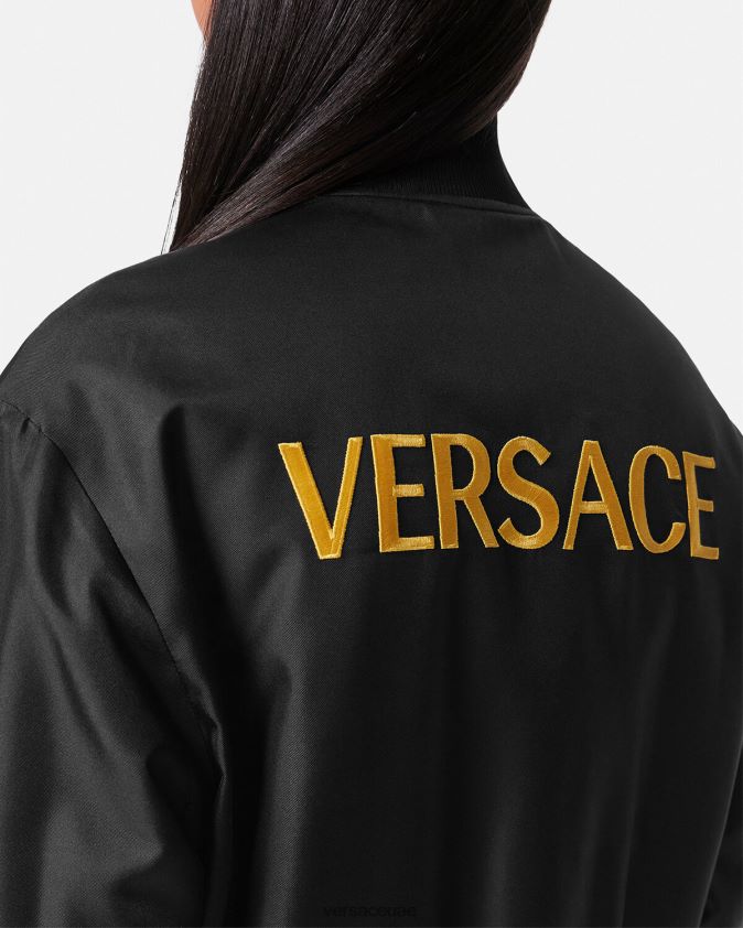 نحيف سترة باروكو بومبر ذات وجهين Versace مطبعة 0FVD2J88 ملابس