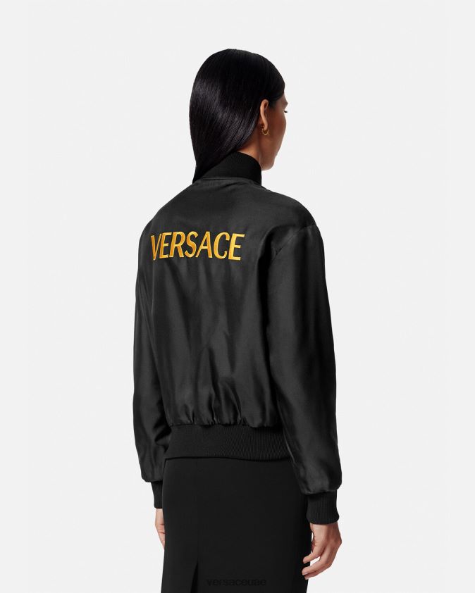 نحيف سترة باروكو بومبر ذات وجهين Versace مطبعة 0FVD2J88 ملابس