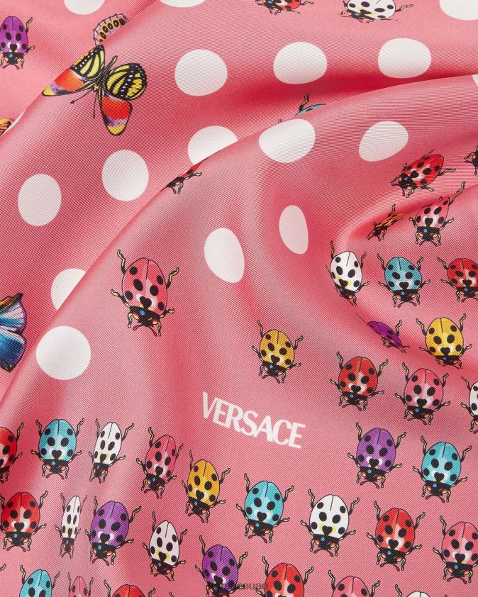 نحيف الفراشات فولارد حرير كبير Versace مطبعة 0FVD2J892 مُكَمِّلات