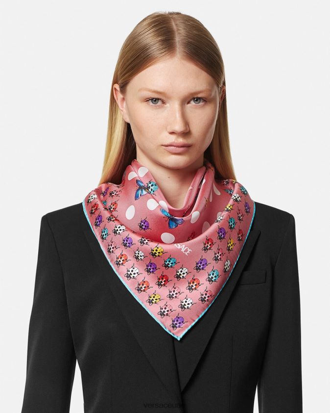 نحيف الفراشات فولارد حرير كبير Versace مطبعة 0FVD2J892 مُكَمِّلات