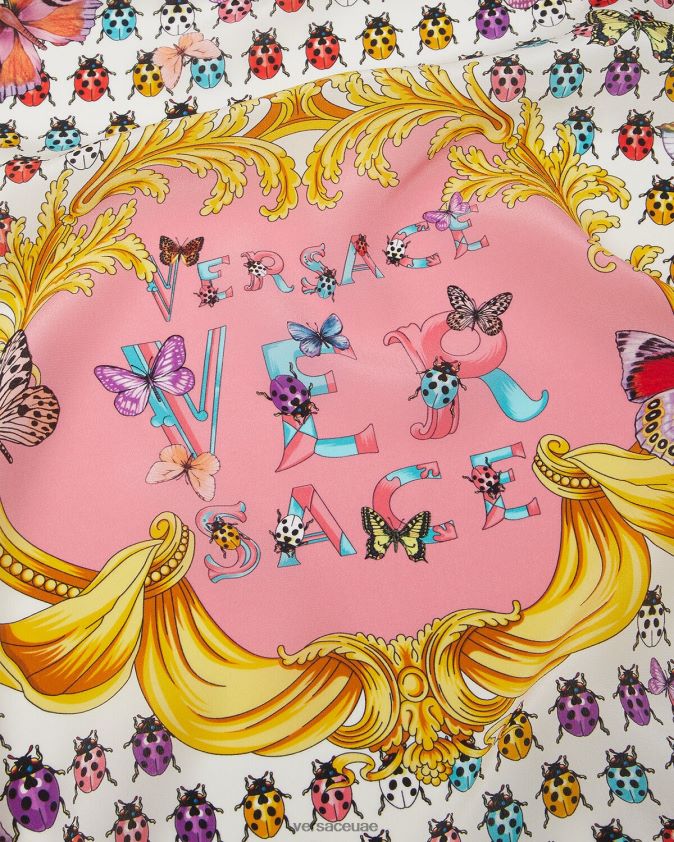 نحيف وشاح حرير الفراشات Versace مطبعة 0FVD2J894 مُكَمِّلات