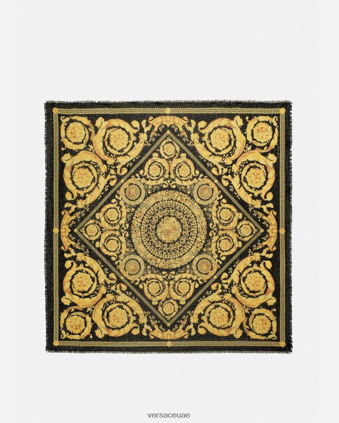 نحيف شال باروكو مهدب Versace مطبعة 0FVD2J901 مُكَمِّلات