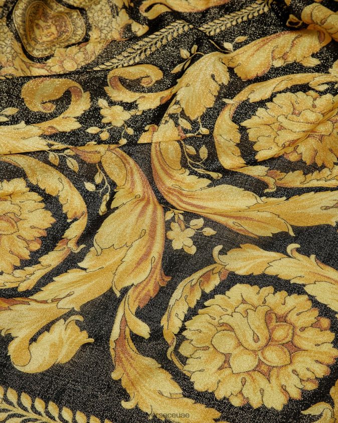 نحيف شال باروكو مهدب Versace مطبعة 0FVD2J901 مُكَمِّلات