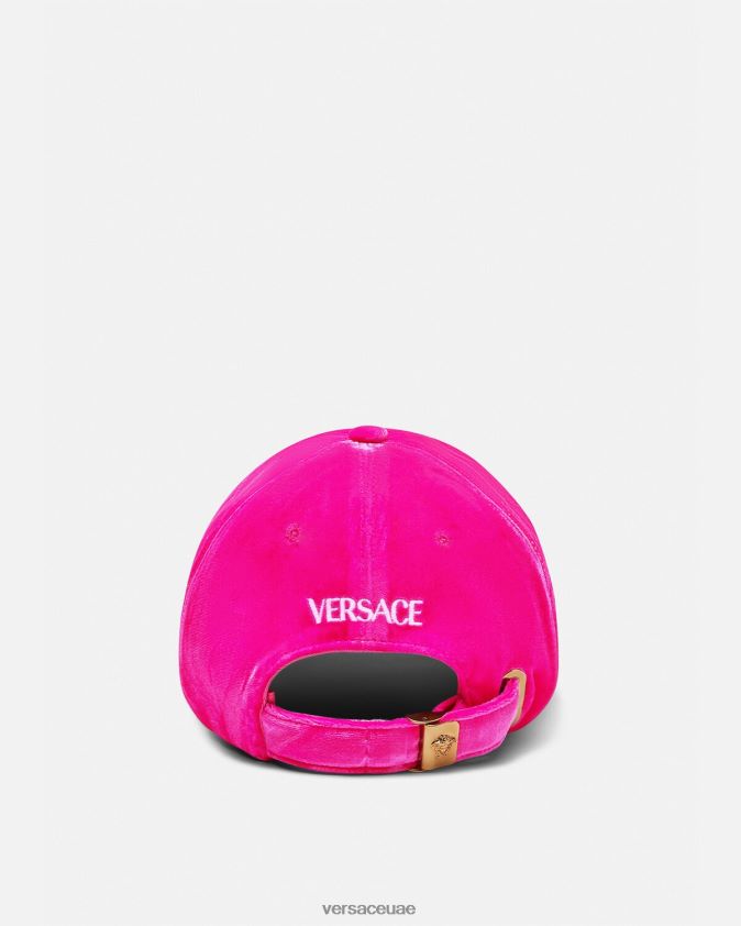 نحيف قبعة بيسبول مخملية Versace ضارب الى الحمرة 0FVD2J912 مُكَمِّلات