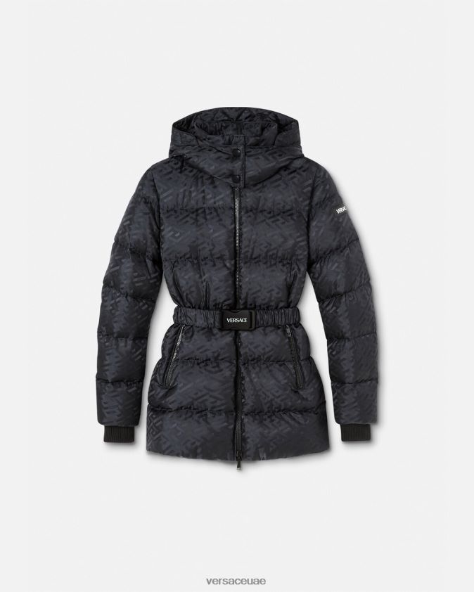 نحيف سترة منتفخة من لا غريكا Versace أسود 0FVD2J95 ملابس