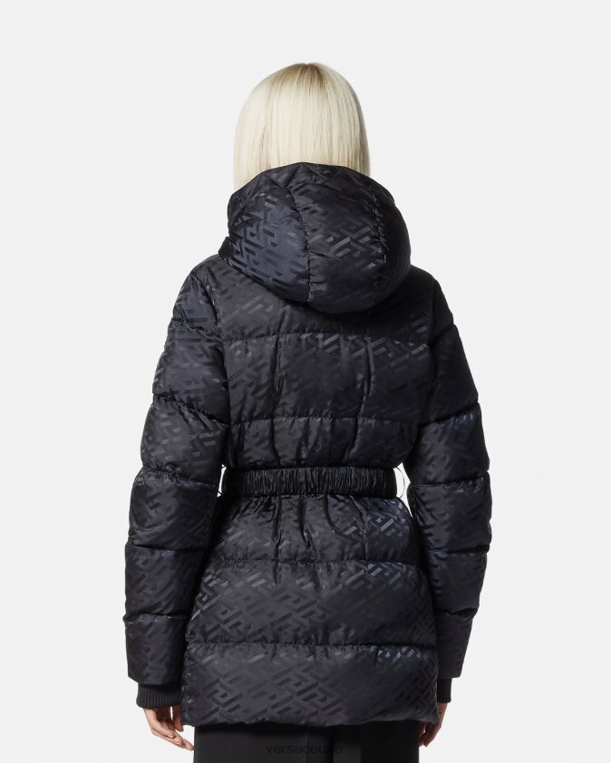 نحيف سترة منتفخة من لا غريكا Versace أسود 0FVD2J95 ملابس