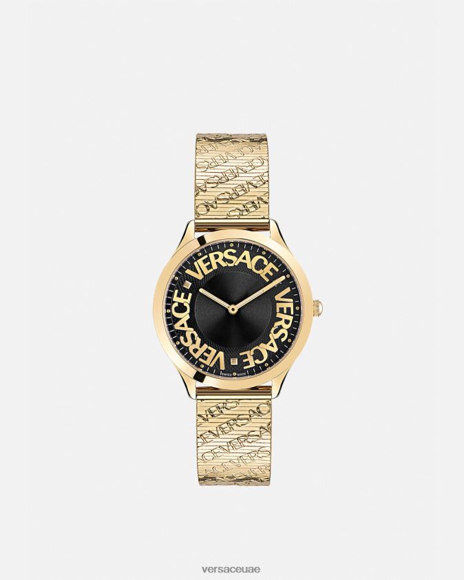 نحيف ساعة هالة الشعار Versace ذهب 0FVD2J970 مُكَمِّلات