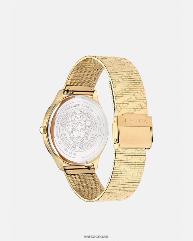 نحيف ساعة هالة الشعار Versace ذهب 0FVD2J970 مُكَمِّلات