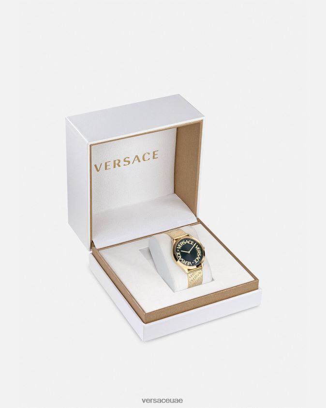نحيف ساعة هالة الشعار Versace ذهب 0FVD2J970 مُكَمِّلات