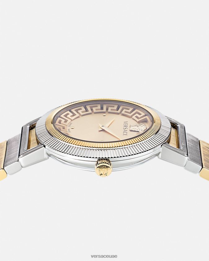 نحيف ساعة يونانية أنيقة Versace ذهب فضه 0FVD2J971 مُكَمِّلات