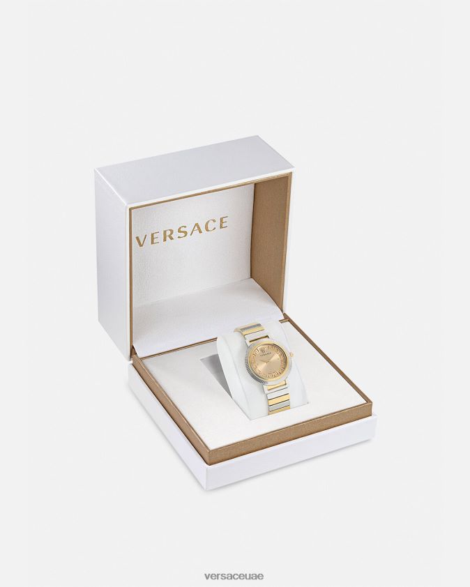 نحيف ساعة يونانية أنيقة Versace ذهب فضه 0FVD2J971 مُكَمِّلات