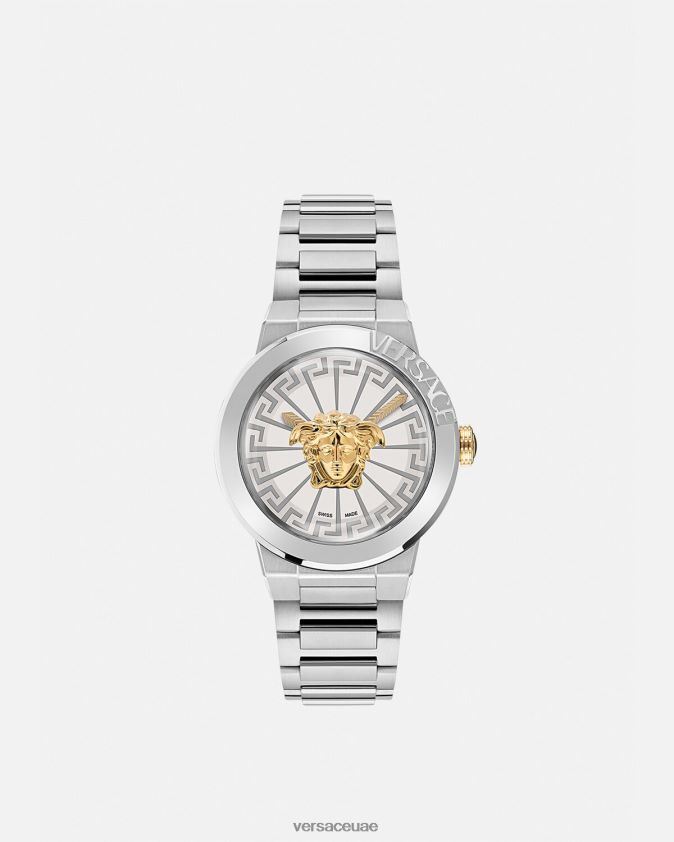 نحيف ساعة ميدوسا اللانهائية Versace فضة 0FVD2J976 مُكَمِّلات