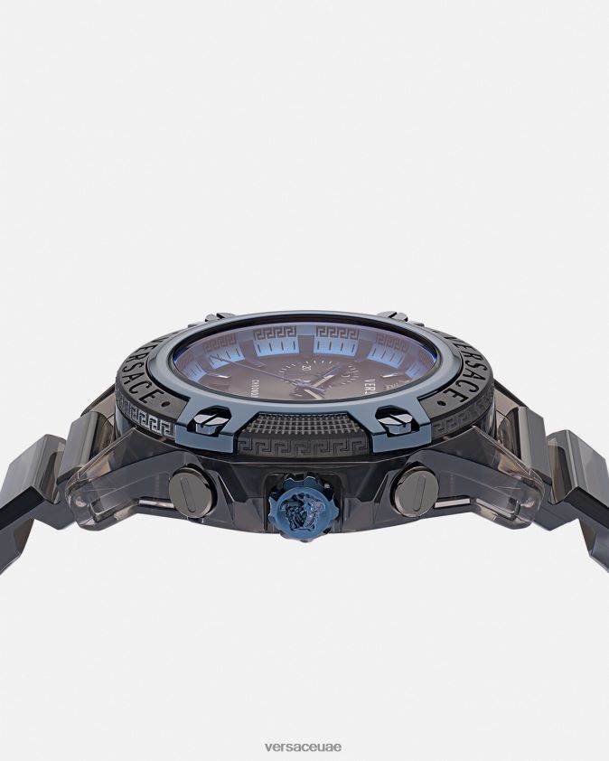 نحيف أيقونة الساعة النشطة Versace رمادي 0FVD2J977 مُكَمِّلات
