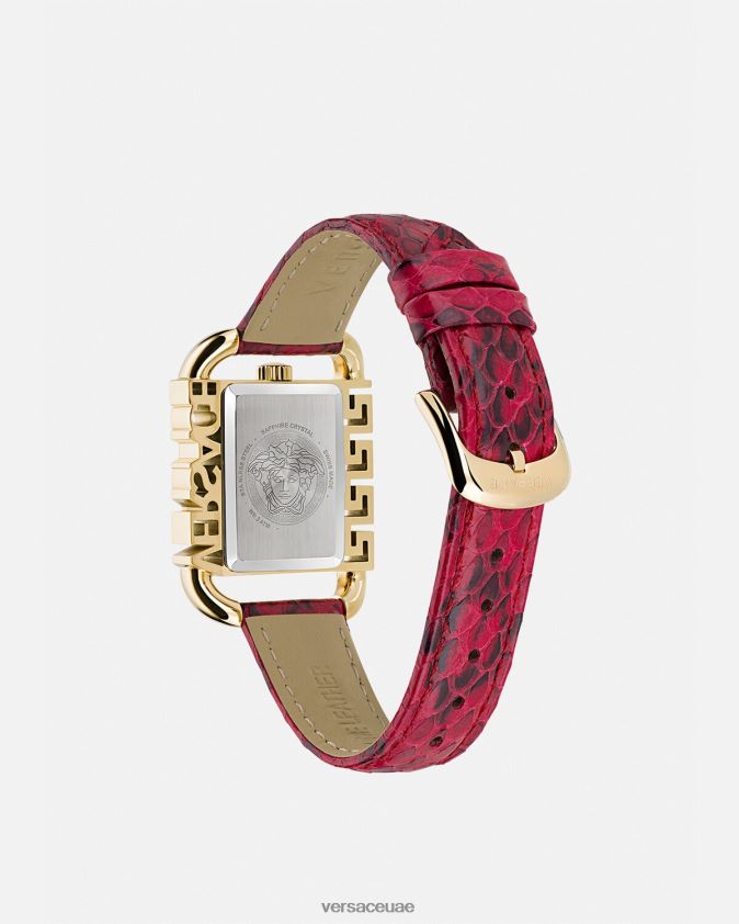 نحيف ساعة الذوق Versace أحمر 0FVD2J981 مُكَمِّلات