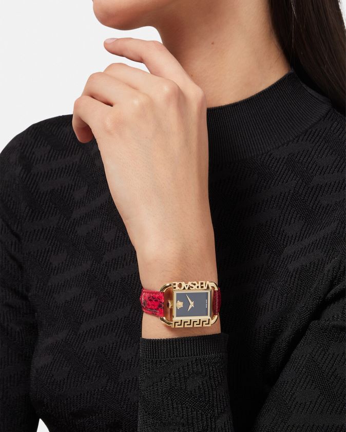 نحيف ساعة الذوق Versace أحمر 0FVD2J981 مُكَمِّلات