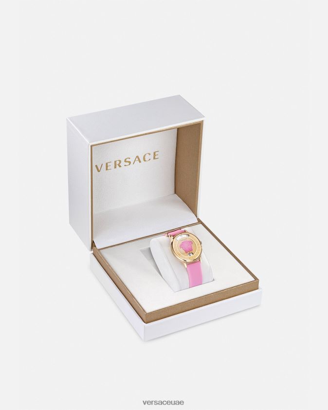 نحيف ساعة ميدوسا أيقونة Versace لون القرنفل 0FVD2J983 مُكَمِّلات